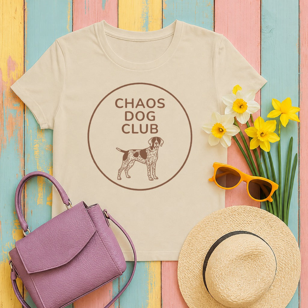 Chaos Dog Club GSP T-Shirt in Sand