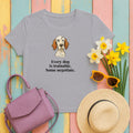 English Setter Some Negotiate Tee in Athletic Heather