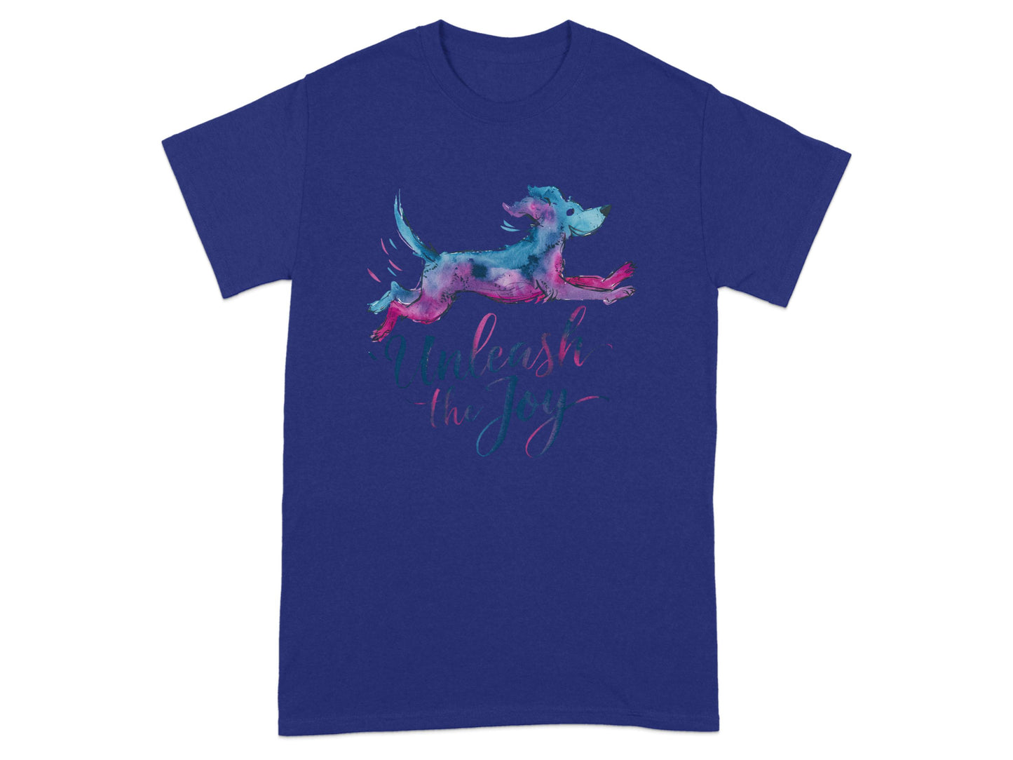 Unleash the Joy Graphic Dog Design T-Shirt product