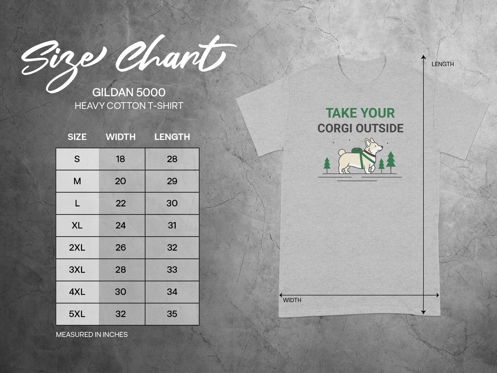 Take Your Corgi Outside Heavy Cotton T-Shirt
