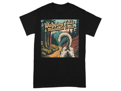 Wagging Tails and Mountain Trails Graphic T-Shirt product