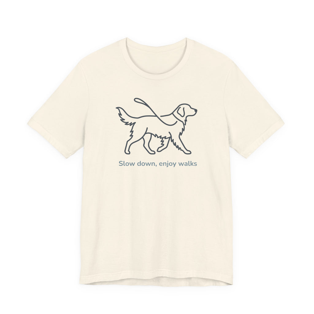 Dog Walks Golden Retriever T-Shirt