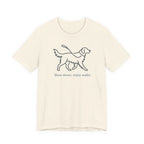Dog Walks Golden Retriever T-Shirt