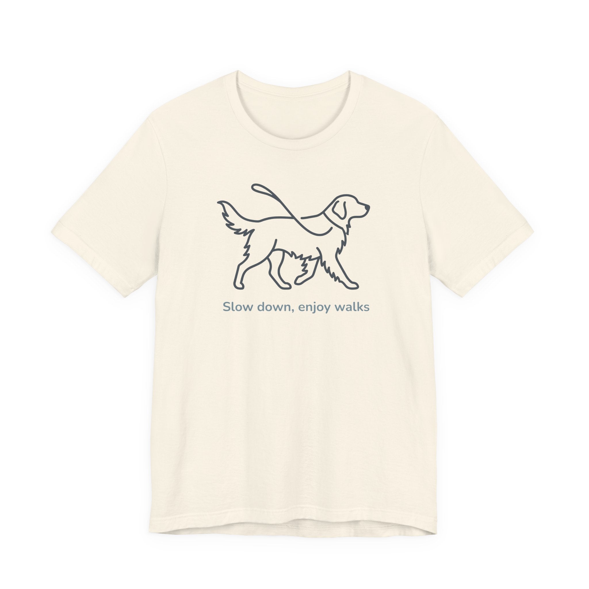 Dog Walks Golden Retriever T-Shirt