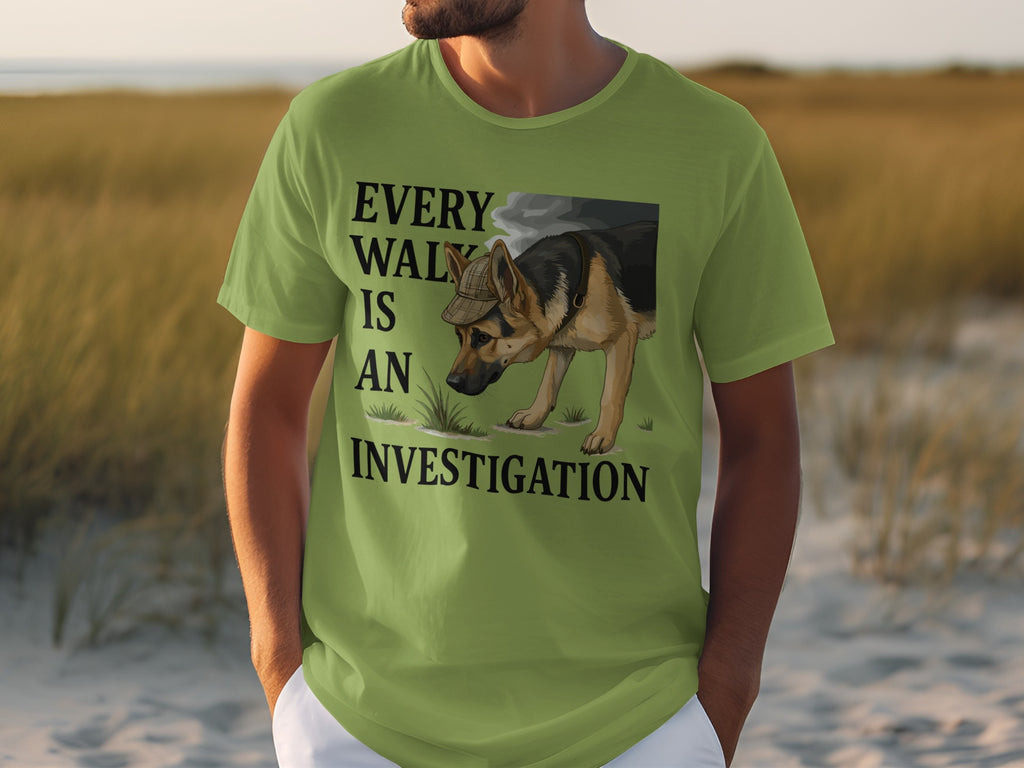 Every Walk is an Investigation T-shirt