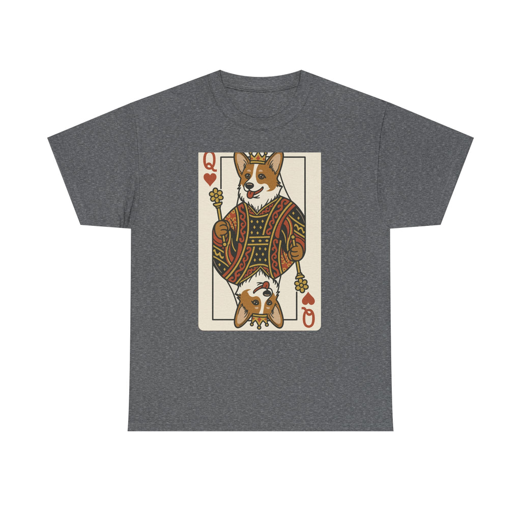 Corgi Queen Playing Card T-Shirt