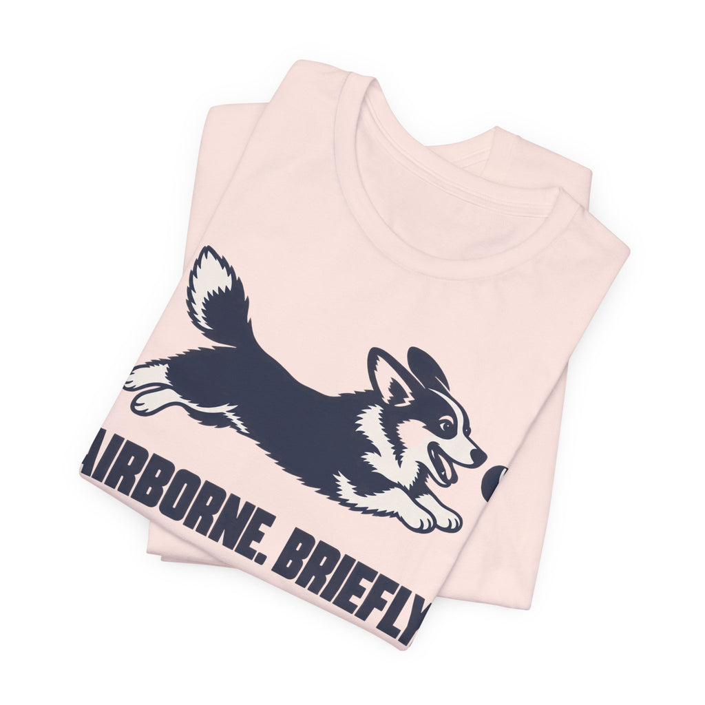 Airborne Briefly Corgi T-Shirt