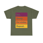Eat Sleep Pet Vizslas Repeat T-Shirt