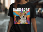 Colorful Bark Loaf Corgi Graphic Tee for Dog Lovers