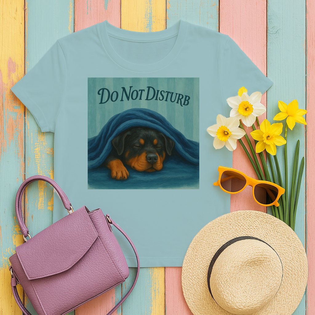 Do Not Disturb Sleeping Dog Design Stylish Shirt product