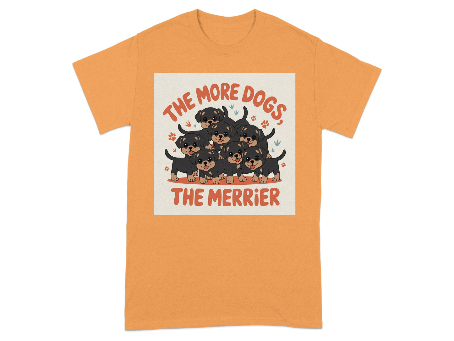 The More Dogs The Merrier Graphic Unisex Shirt product