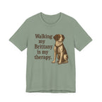 Walking My Brittany Is My Therapy Tee