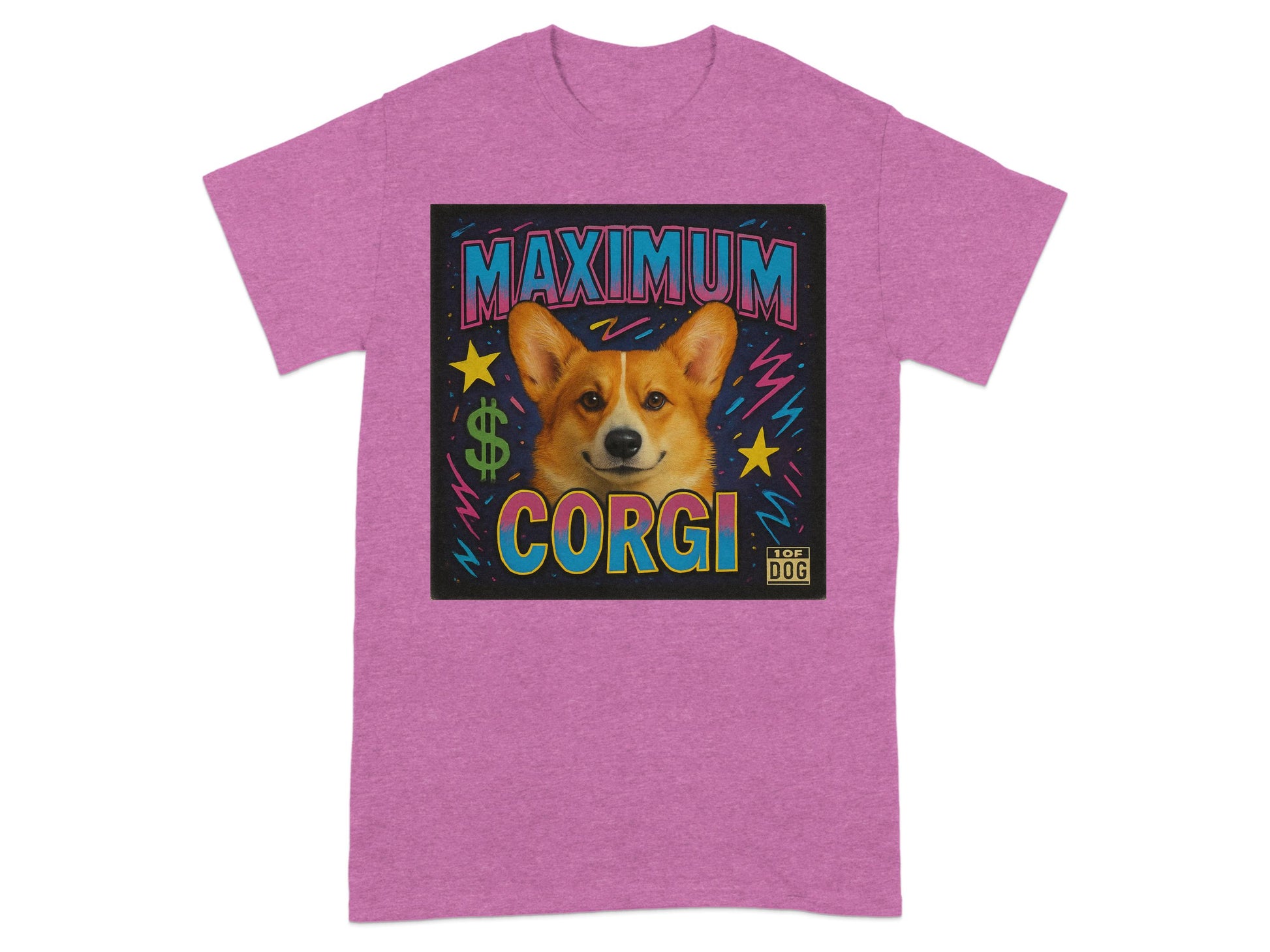 Maximum Corgi Retro Design Graphic Tee product type