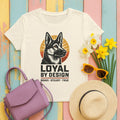 Loyal By Design German Shepherd T-Shirt in Natural