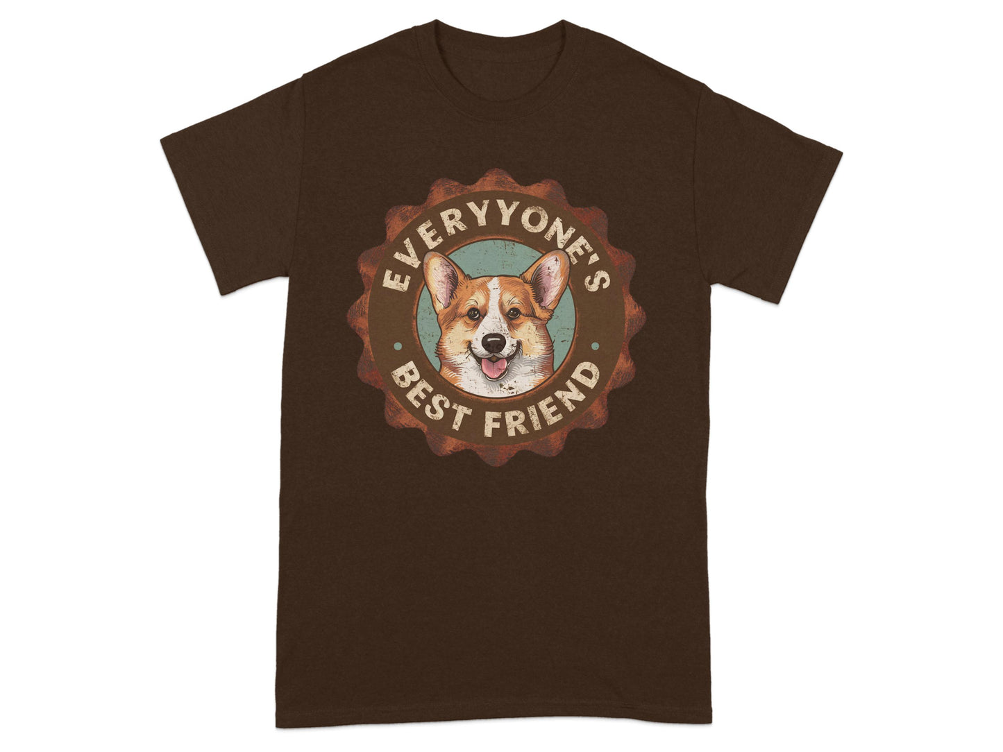 Everyone's Best Friend Corgi Graphic T-Shirt product