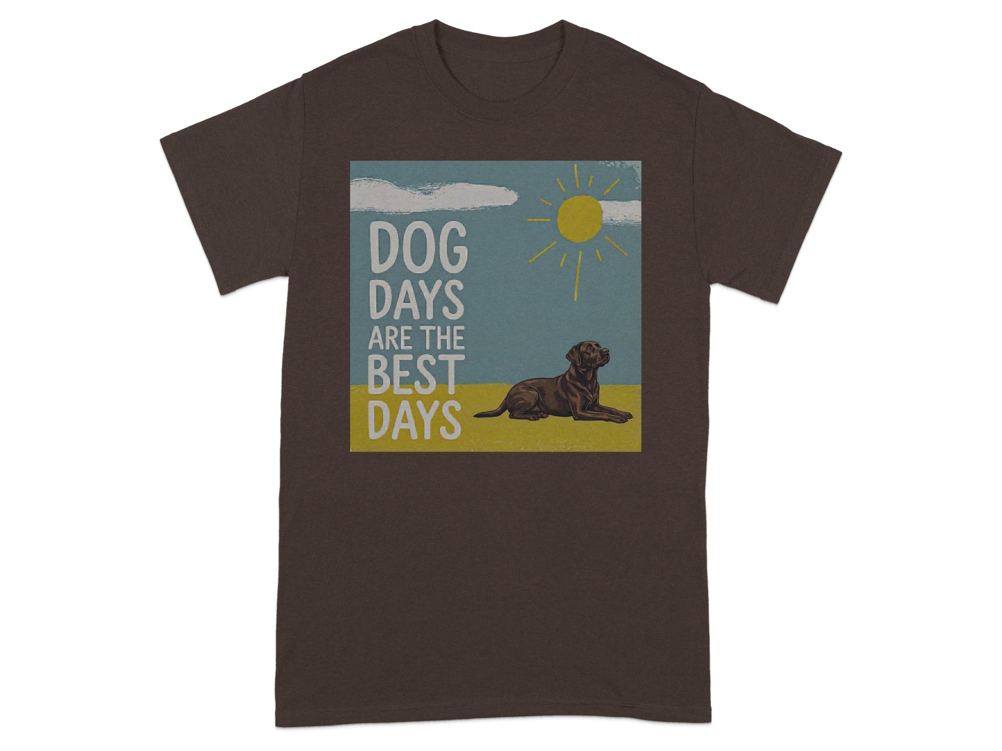 Dog Days Are The Best Days Graphic T-shirt