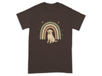 Adorable Dog Under Rainbow Graphic Shirt product