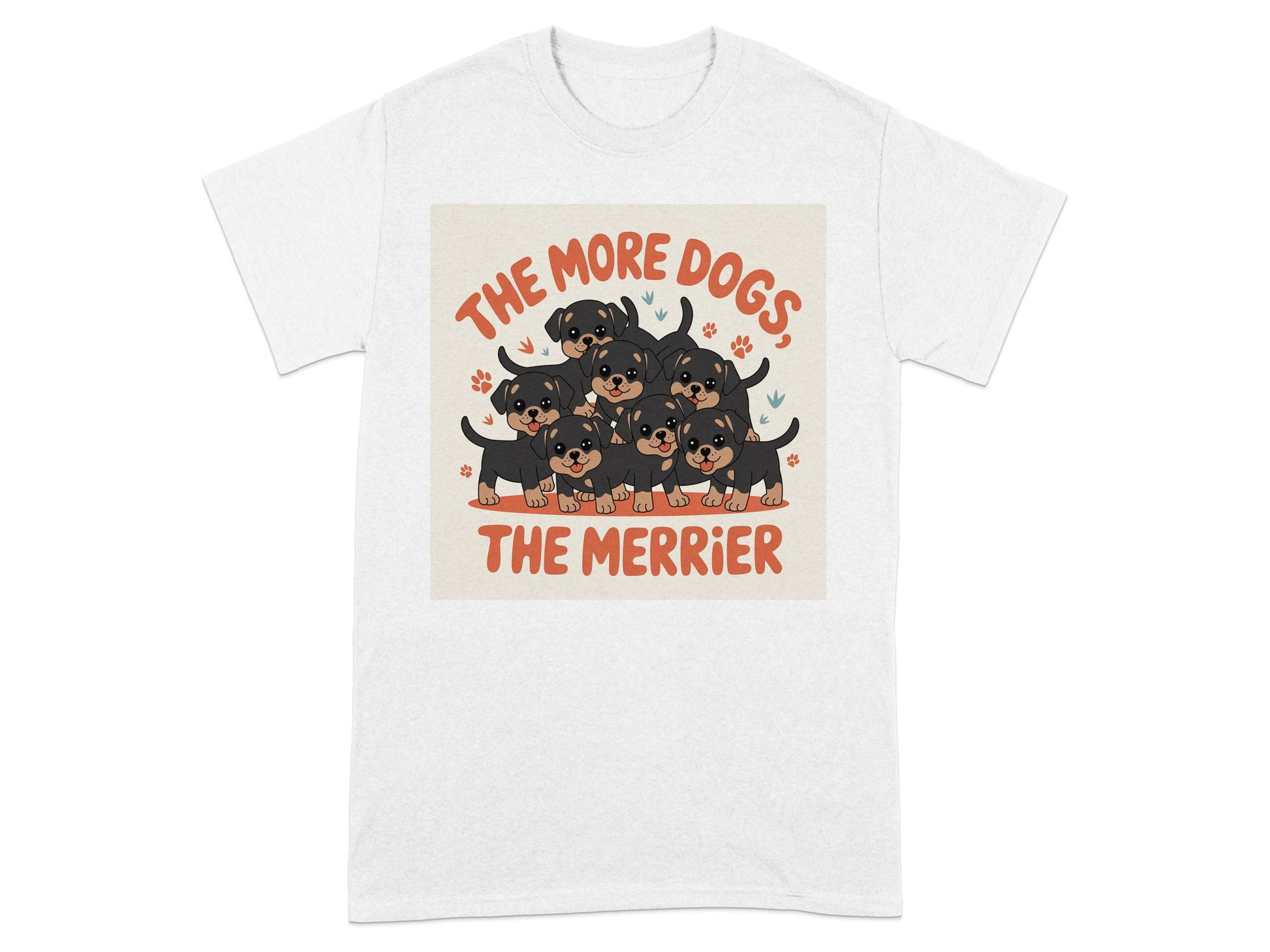 Adorable The More Dogs The Merrier T-Shirt product