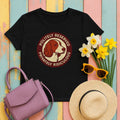 Welsh Springer Spaniel Politely Reserved Badge T-shirt in Black