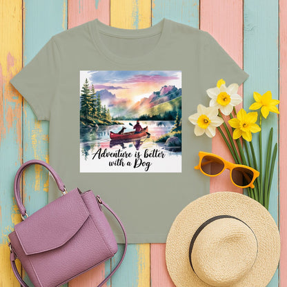 Adventure is better with a Dog t-shirt product