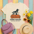 english cocker spaniel summit-reached tee flat lay hero