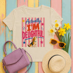 migbackfill actually-i-m-delightful-beagle-t-shirt tee flat lay hero v8