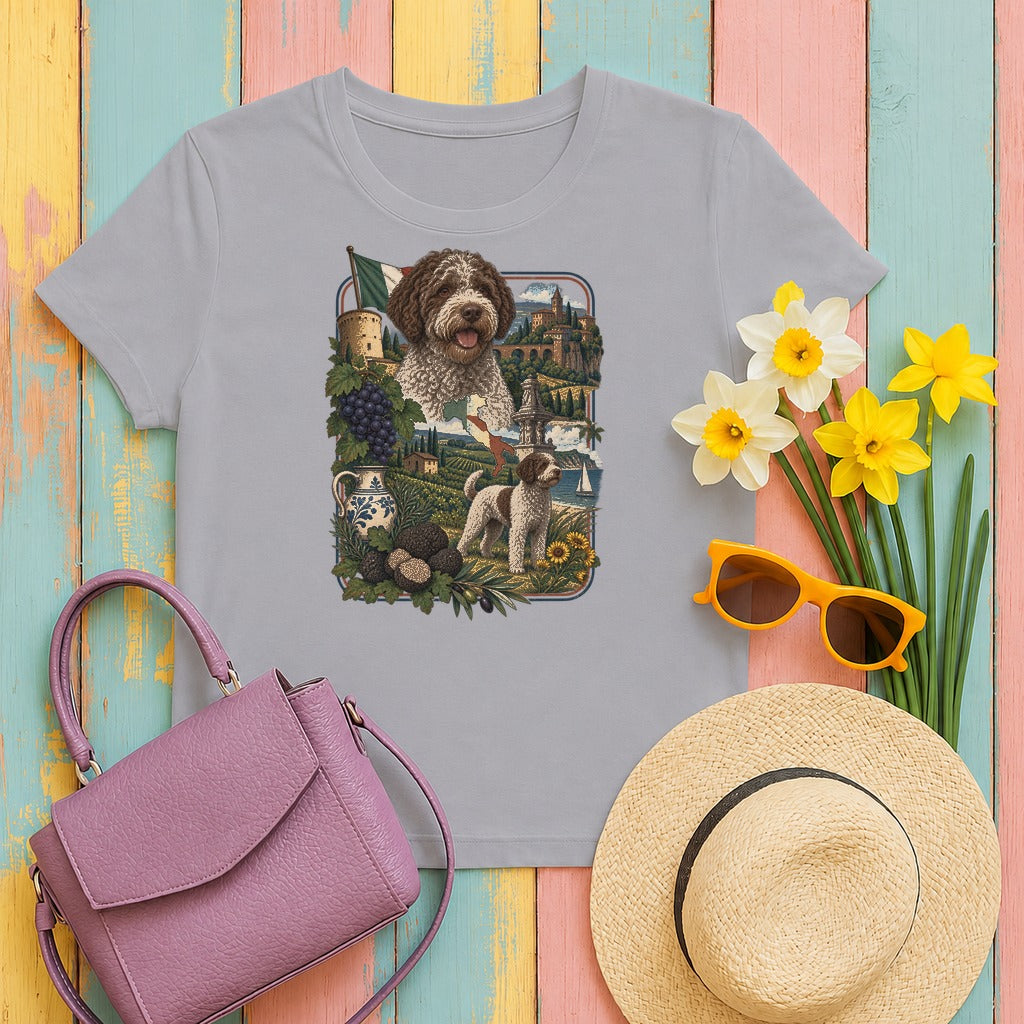 Lagotto Romagnolo Italy Heritage tee, Athletic Heather