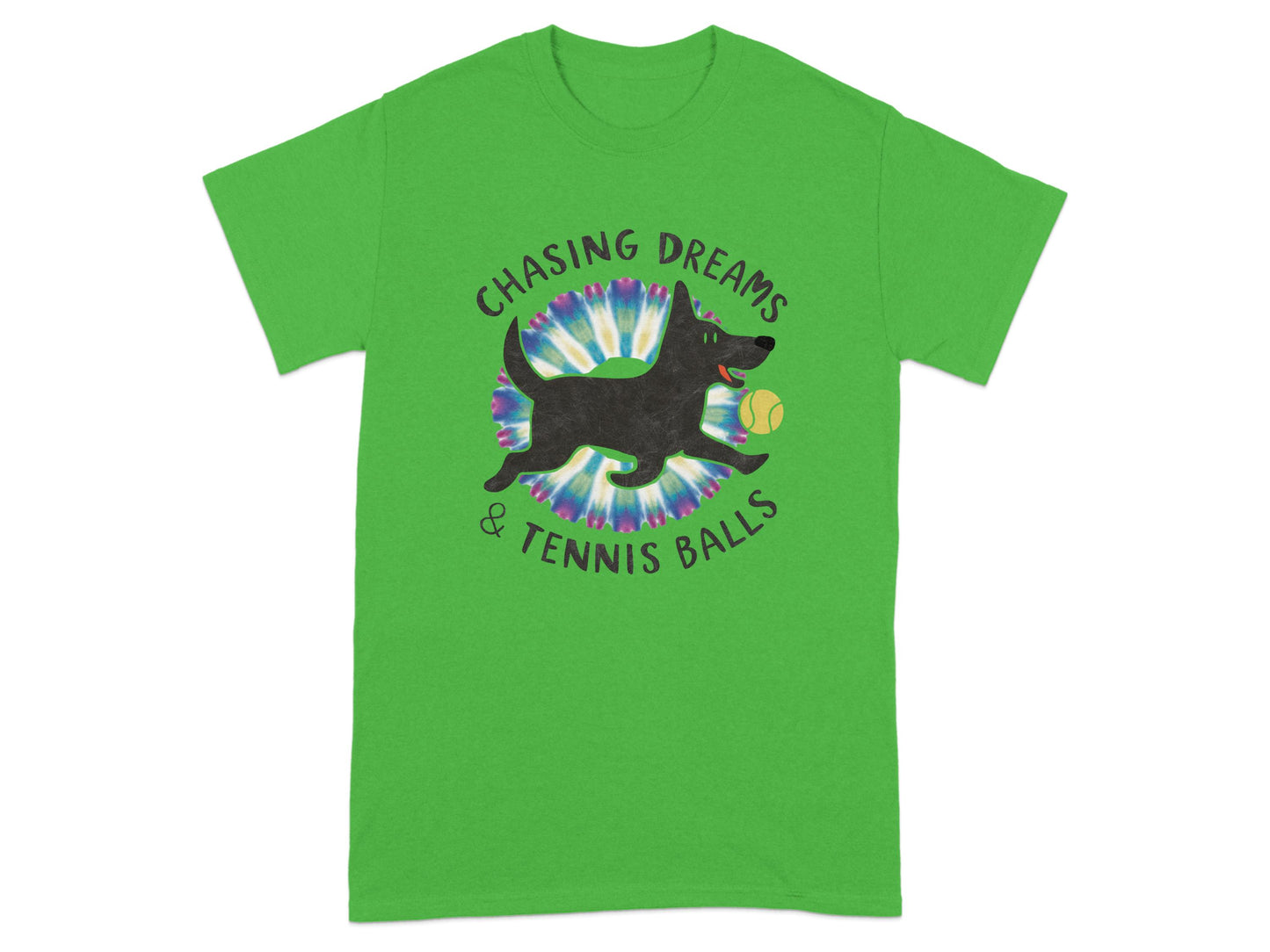 Chasing Dreams Tennis Balls Graphic T-shirt product
