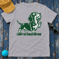I Don't Do Tricks For Free Wirehaired Dachshund T-Shirt in Athletic Heather