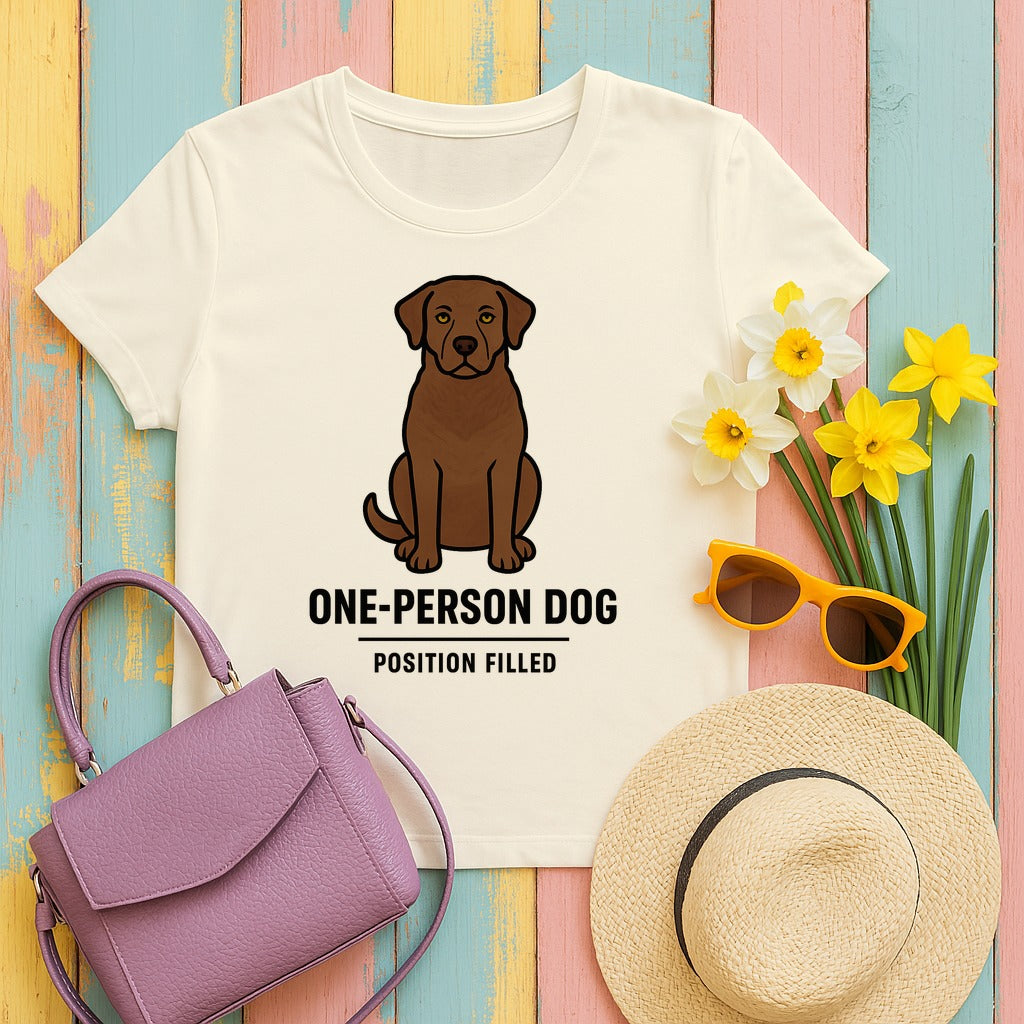Chesapeake One-Person Dog Tee in Natural