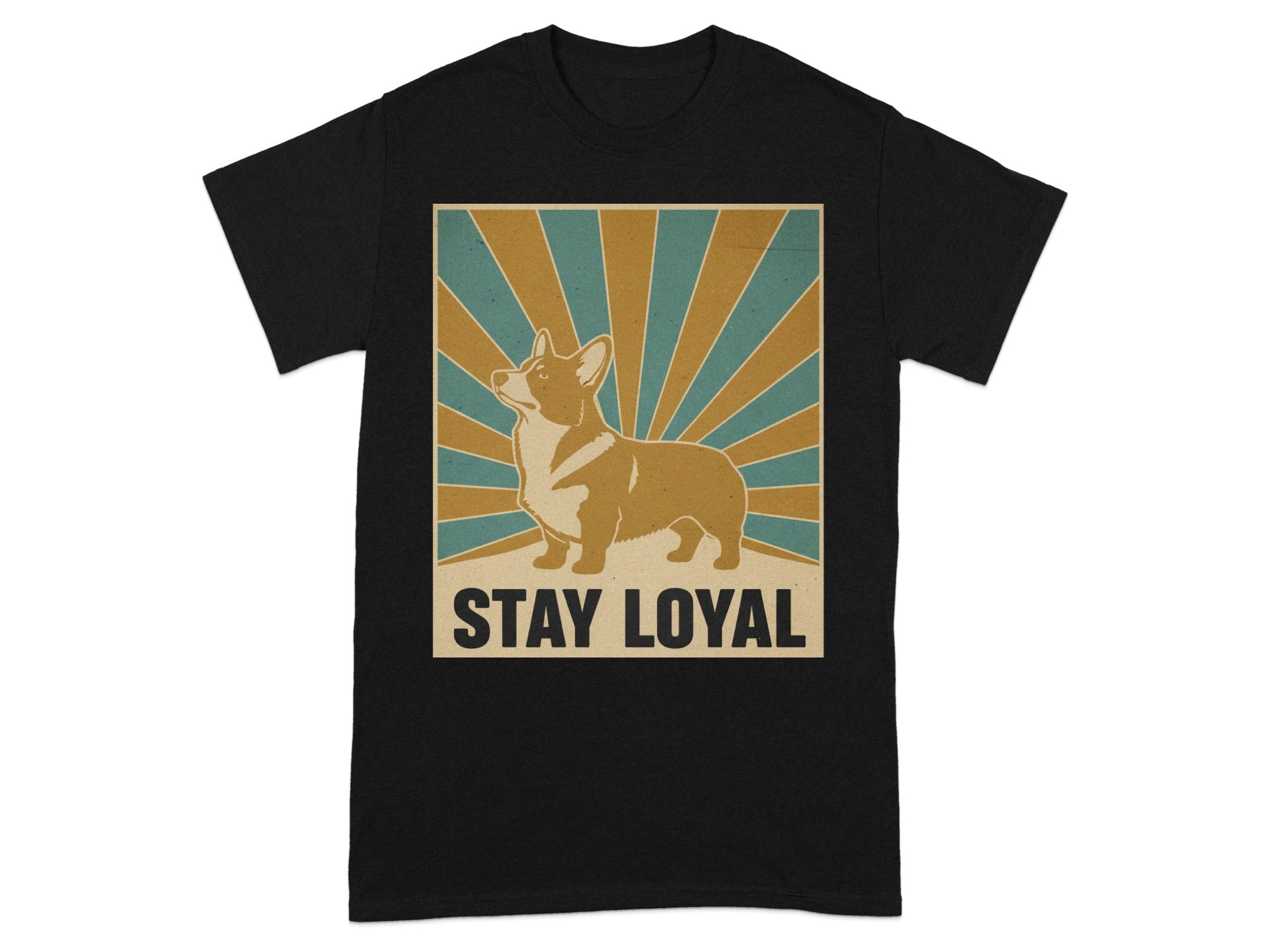 Stay Loyal Corgi Graphic Tee Shirt
