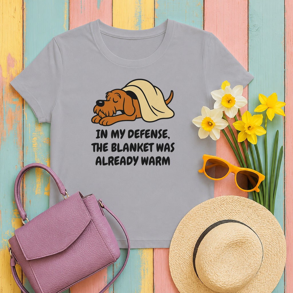 Wirehaired Vizsla Blanket Was Already Warm Tee in Athletic Heather