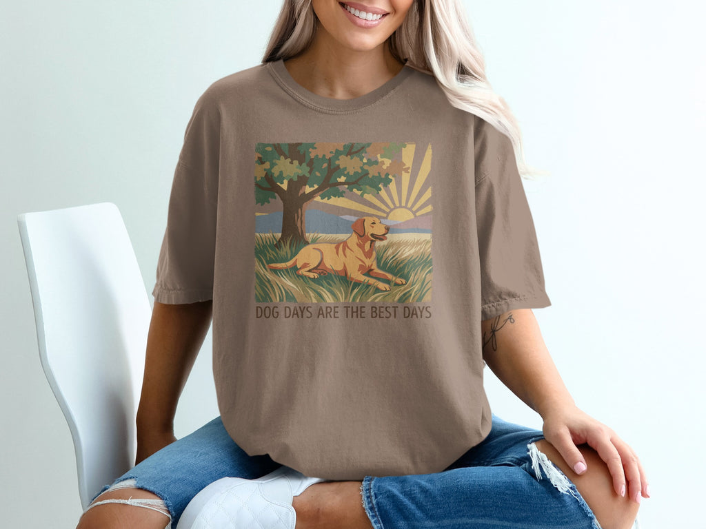 Dog Days Are the Best Days Graphic T-Shirt
