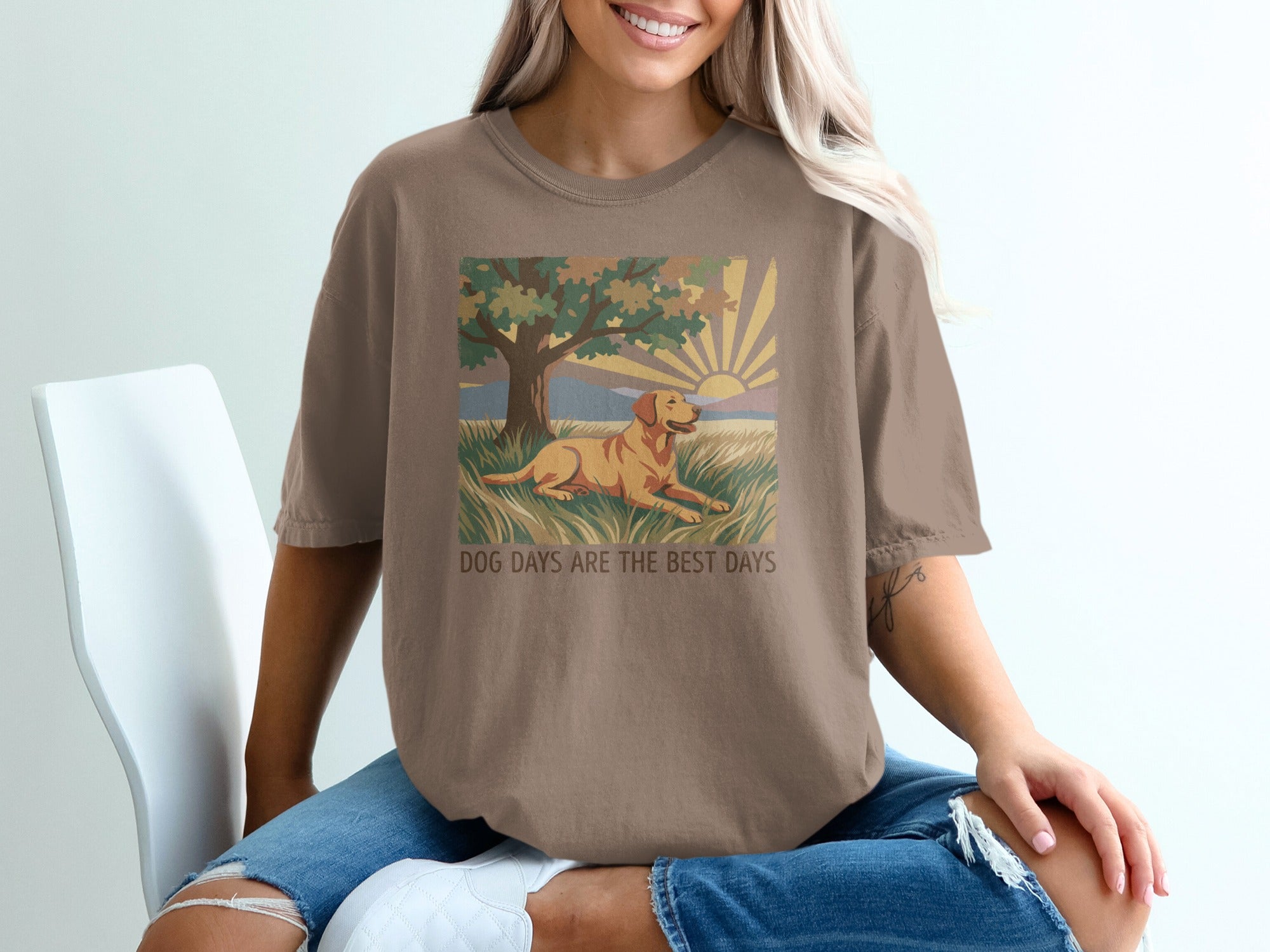 Dog Days Are the Best Days Graphic T-Shirt