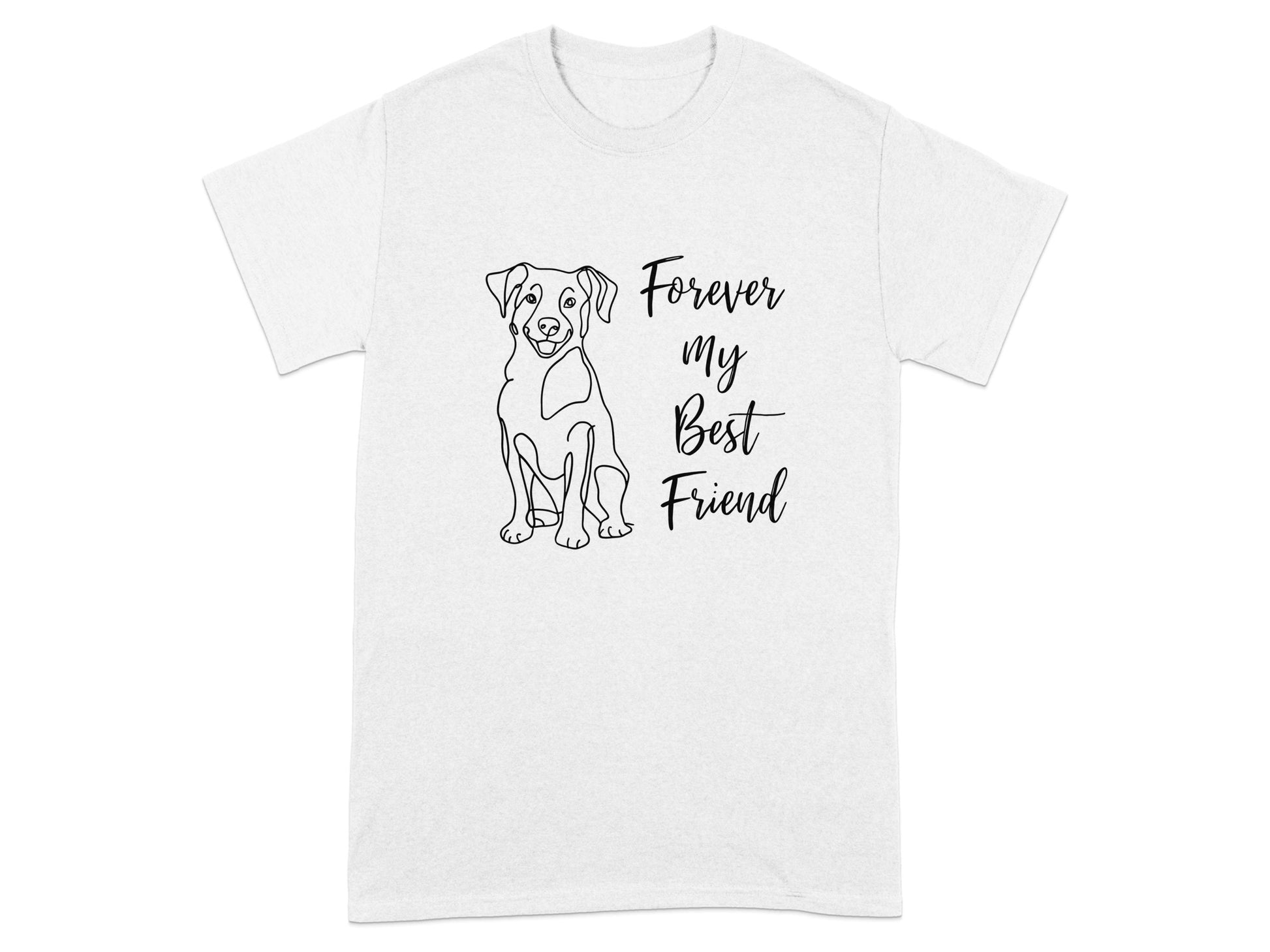 Forever My Best Friend Dog Print T-Shirt product