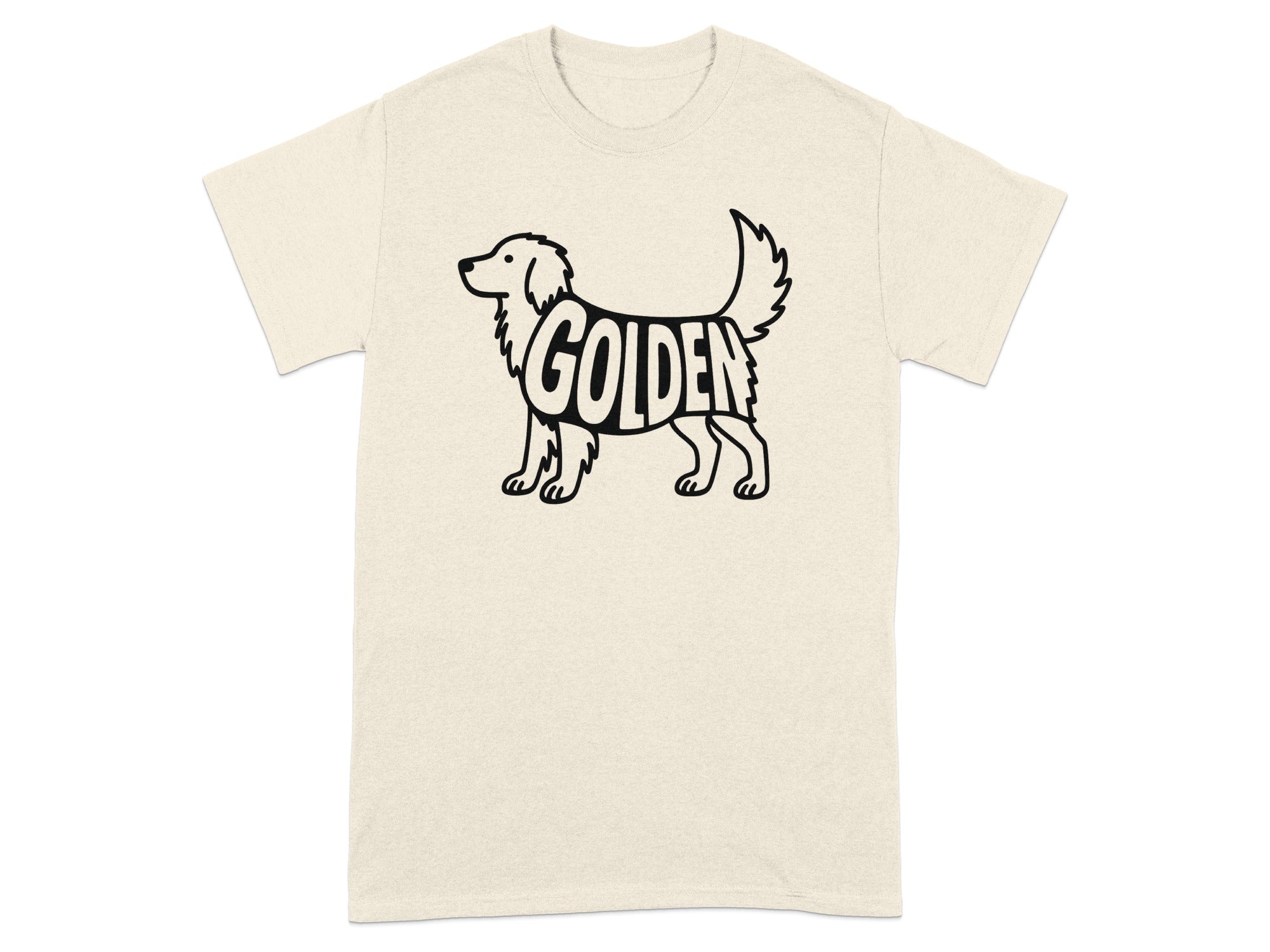 Golden Retriever Graphic Print Unisex T-shirt