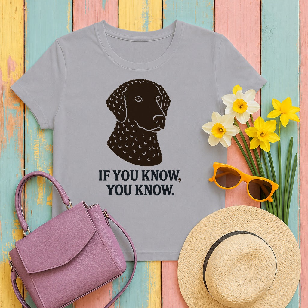 Curly-Coated Retriever if you know tee flat lay