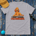 I Don't Whine I File Complaints Poodle T-Shirt in Athletic Heather