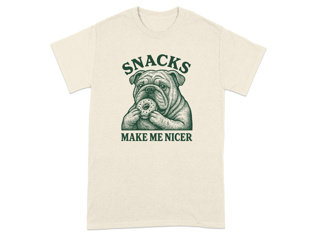 Snacks Make Me Nicer Graphic Tee