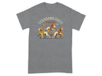 Three poodles running under "Standard Issue" text with stars.
