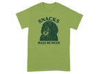 Snacks Make Me Nicer Graphic T-shirt