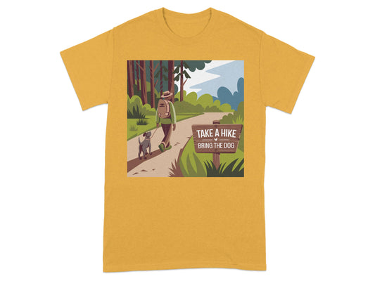 Take a Hike Bring the Dog Graphic Tee product