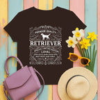 Premium Quality Retriever Loyal Special Edition T-Shirt Dark Chocolate T-shirt