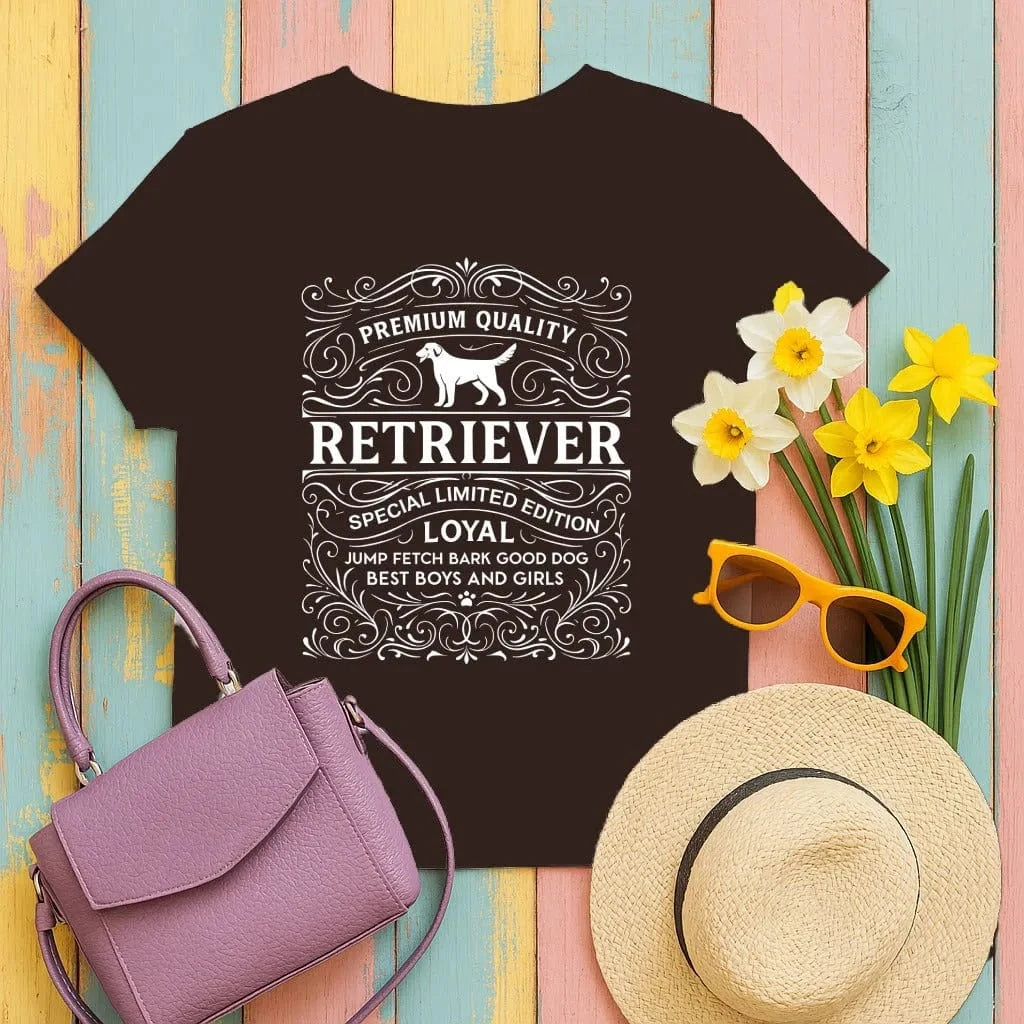 Premium Quality Retriever Loyal Special Edition T-Shirt Dark Chocolate T-shirt