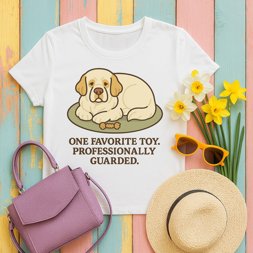 Clumber One Favorite Toy Tee in White