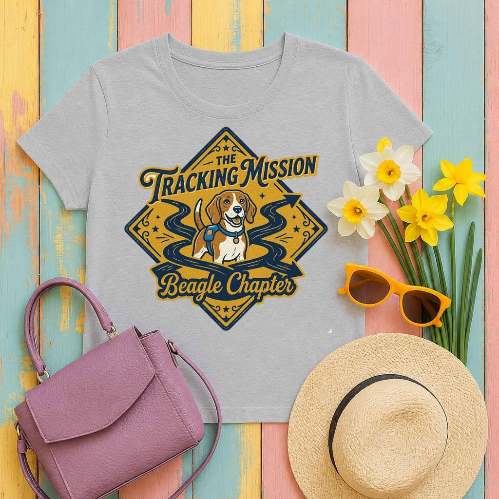 Beagle Chapter Tracking Mission T-Shirt in Sport Grey