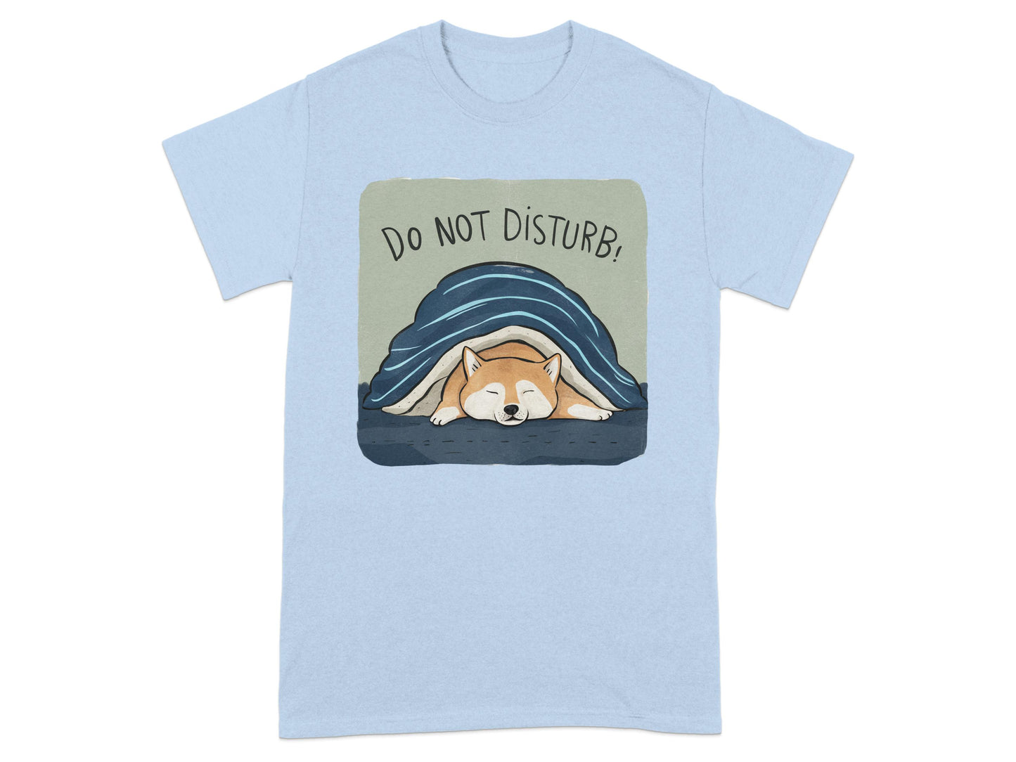 Do Not Disturb Sleeping Puppy Graphic T-Shirt product