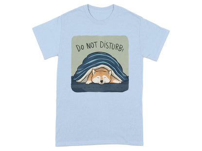 Do Not Disturb Sleeping Puppy Graphic T-Shirt product