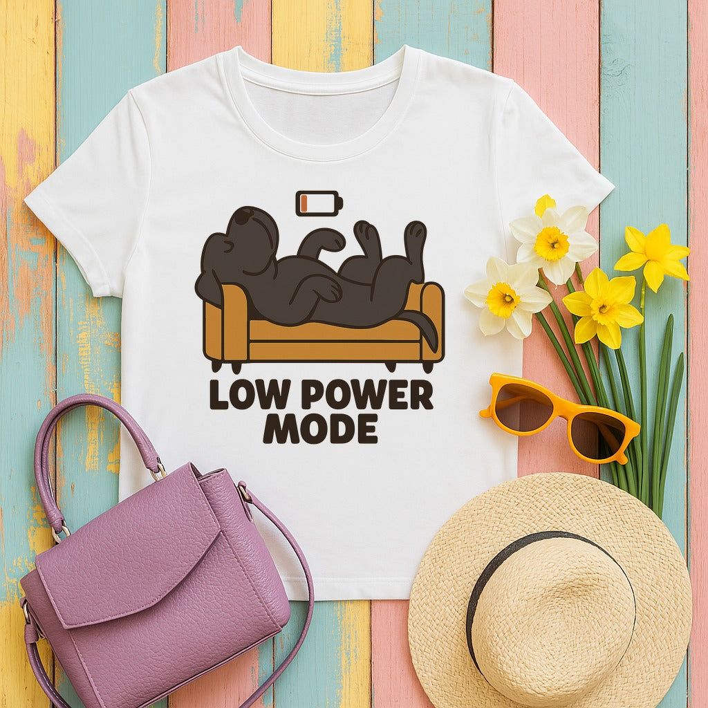Cane Corso Low Power Mode Tee in White