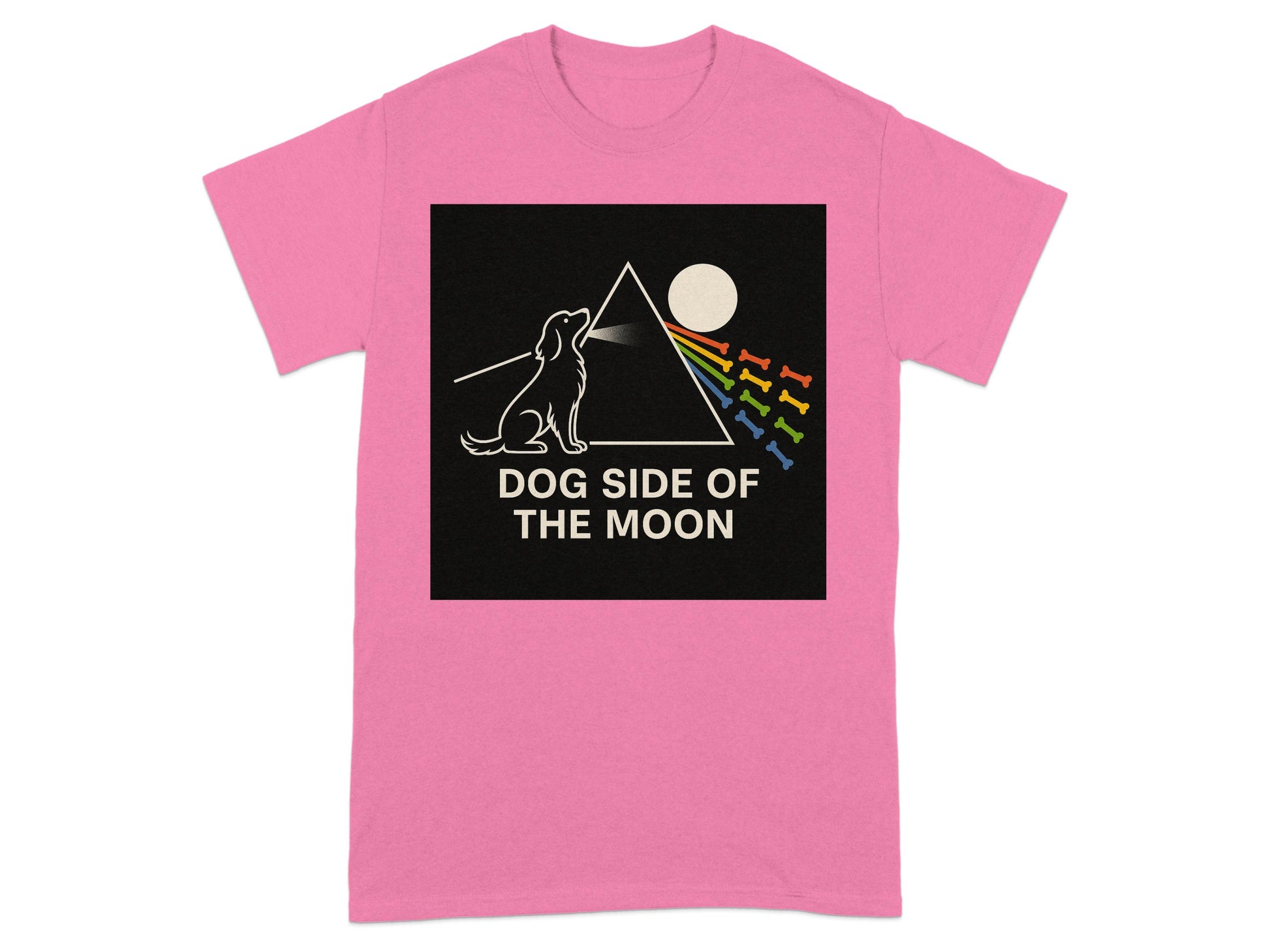 Dog Side of the Moon Graphic Tee Shirt product